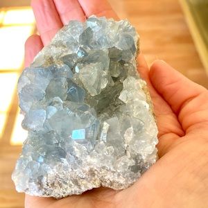 Celestine Stone Geode